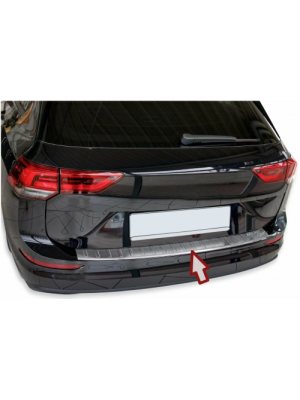 Nerezová ochranná lišta na nárazník Volkswagen Golf 8 kombi - matná